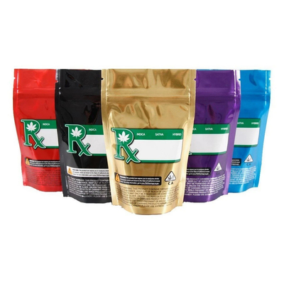 حقيبة ظهر Boyz Runtz Cookies Weed 250g مايلر الوقوف مع الشعار