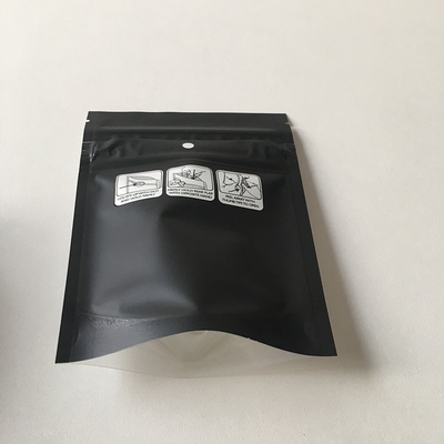 أكياس ملفات تعريف الارتباط Weed 60mic المقاومة للأطفال للرائحة أكياس مايلر مقاومة للرائحة مع سحاب